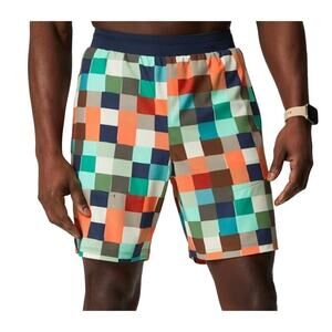 FABLETICS MULTICOLOR 7" THE FUNDAMENTAL MEN'S SHORT‎ SIZE L NWT
